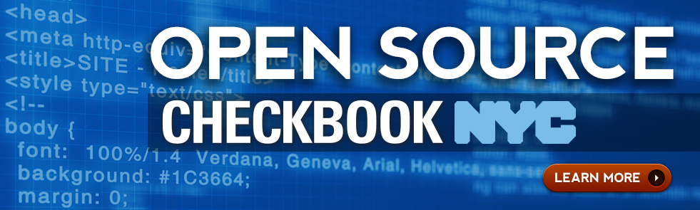 Open Source Checkbook NYC